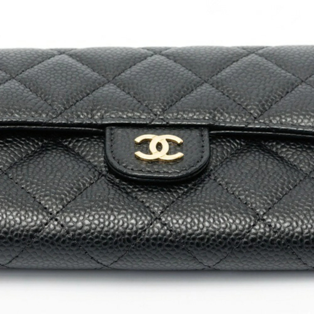 CHANEL Black Caviar Leather Wallet - Picture 3 of 7